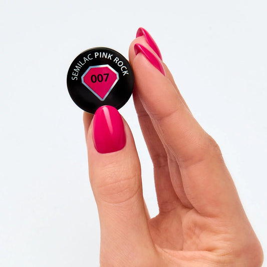 007 Pink Rock - Semilac Soak Off Gel / Hybrid Nail Polish - SemilacUSA