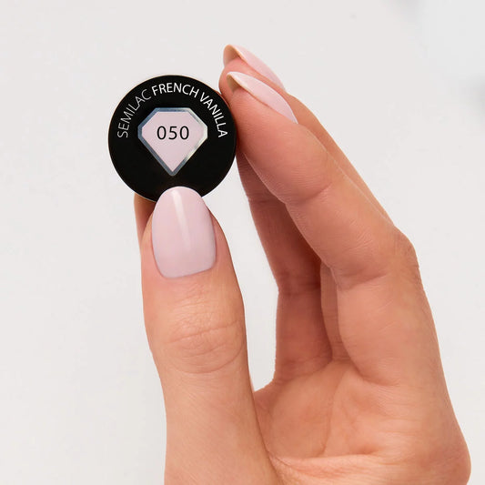 050 French Vanilla - Semilac Soak Off Gel / Hybrid Nail Polish