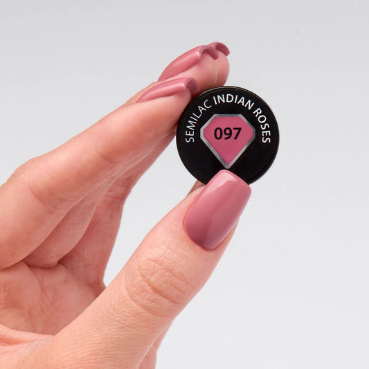 097 Indian Roses - Semilac Soak Off Gel / Hybrid Nail Polish - SemilacUSA