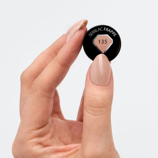 135 Frappe - Semilac Soak Off Gel / Hybrid Nail Polish