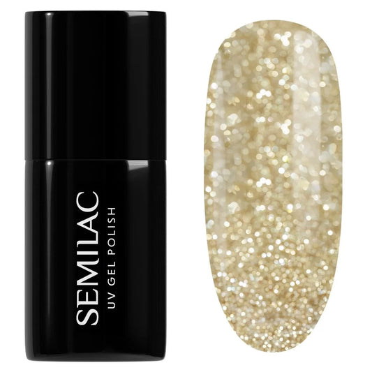 260 Platinum Light Gold - Semilac Soak Off Gel / Hybrid Nail Polish