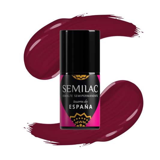478 Vino Tinto - Semilac Soak Off Gel / Hybrid Nail Polish