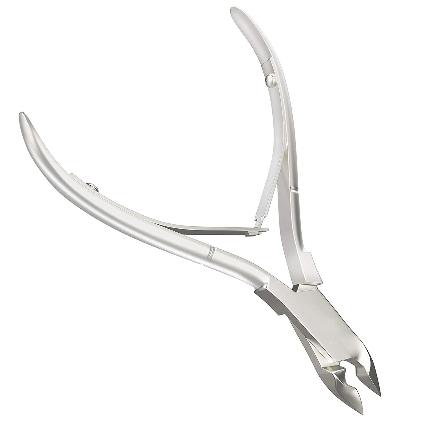 Cuticle Nipper Stainless Steel 1/4 Jaw GE Trimmer - Silver - SEMILAC USA