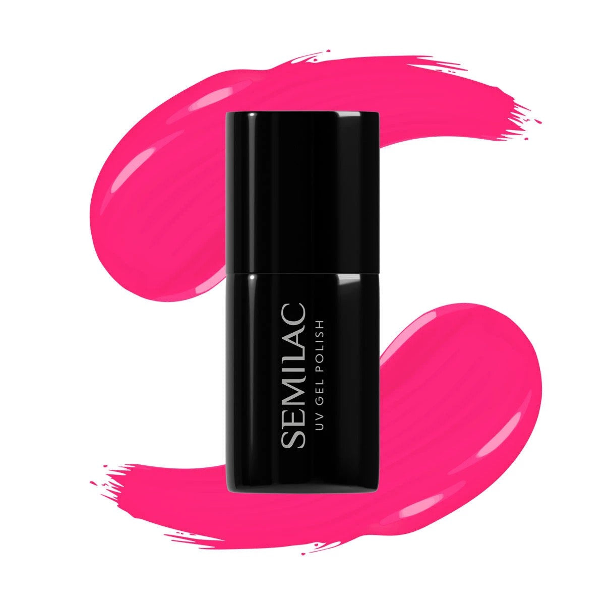 517 Neon Pink - Semilac Soak Off Gel / Hybrid Nail Polish - SemilacUSA
