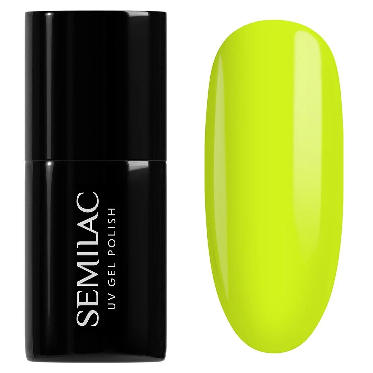 565 NEON YELLOW Semilac Soak Off Gel / Hybrid Nail Polish