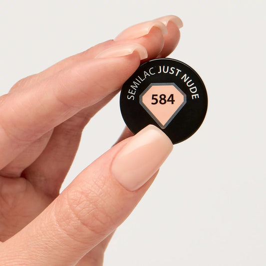 584 Just Nude - Semilac Soak Off Gel / Hybrid Nail Polish