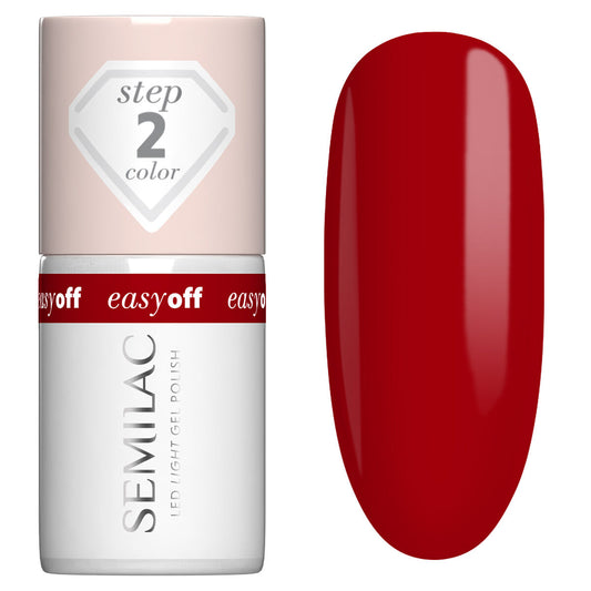 L18 EASY OFF The Red Core - Semilac Soak Off Gel / Hybrid Nail Polish