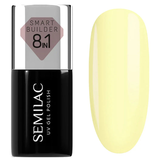 823 Semilac Smart Builder Vanilla Cream / Hybrid Nail Polish 8 in 1