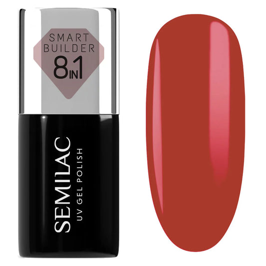827 Semilac Smart Builder Classic Cherry / Hybrid Nail Polish 8 in 1