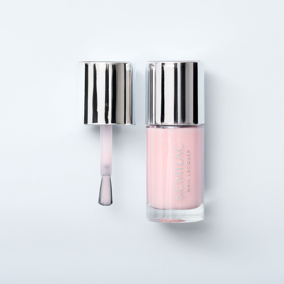 102 Nail Lacquer Sheer Milky Pink - Semilac Regular Nail Polish