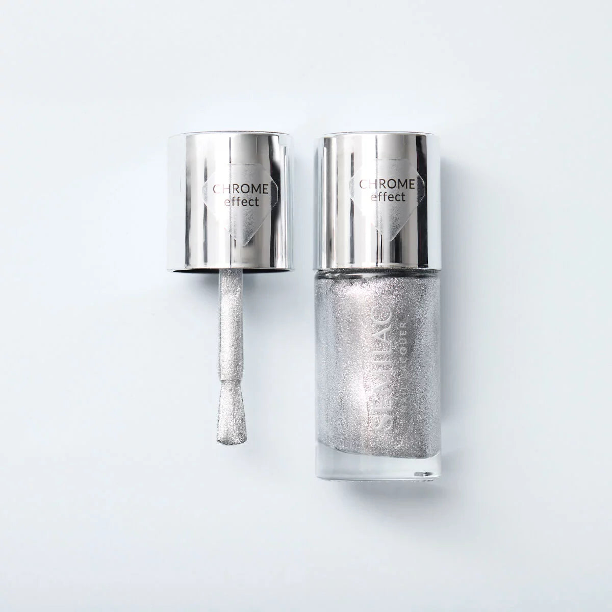 115 Nail Lacquer Silver Chrome - Semilac Regular Nail Polish