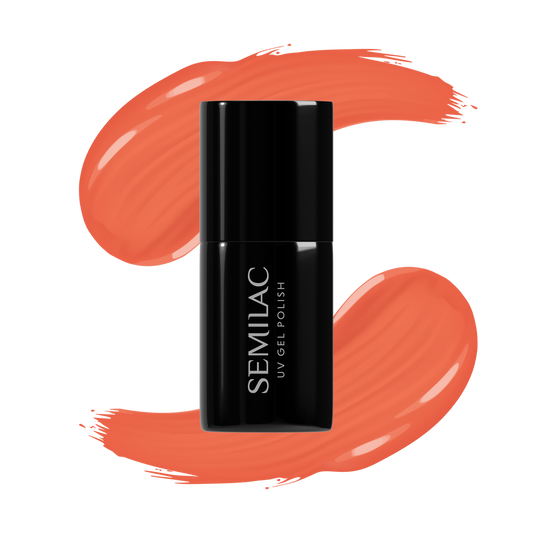 934 Bittersweet Orange - Semilac Soak Off Gel / Hybrid Nail Polish