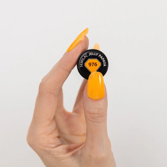 976 Jelly Papaya - Semilac Soak Off Gel / Hybrid Nail Polish - SEMILAC USA