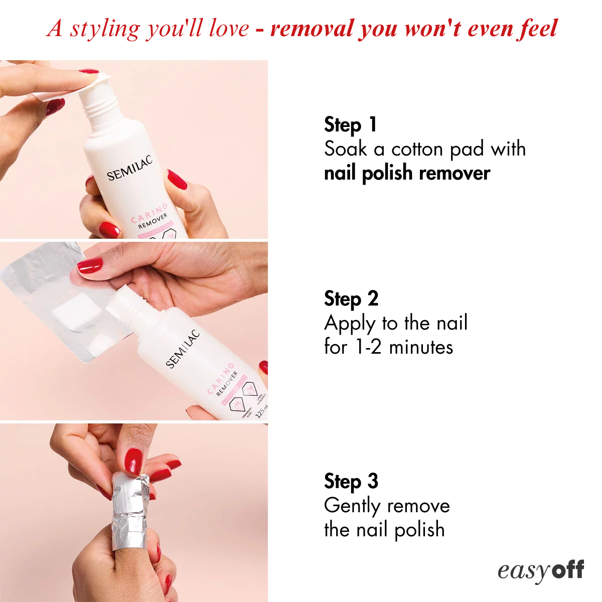 L14 EASY OFF Caffe Frappe - Semilac Soak Off Gel / Hybrid Nail Polish