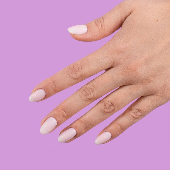 T26 PEACH GALAXY Semilac Top No Wipe Matte 7ml - Soak Off Gel / Hybrid Nail Polish - SemilacUSA