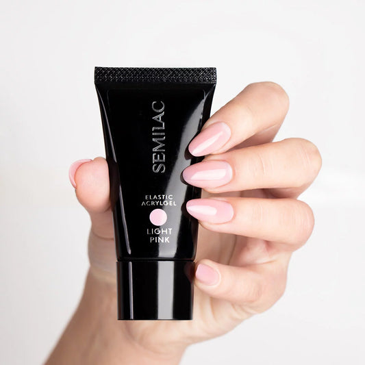 Semilac Elastic Acrylgel Light Pink - SEMILAC USA