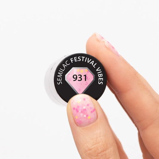 931 Festival Vibes - Semilac Soak Off Gel / Hybrid Nail Polish