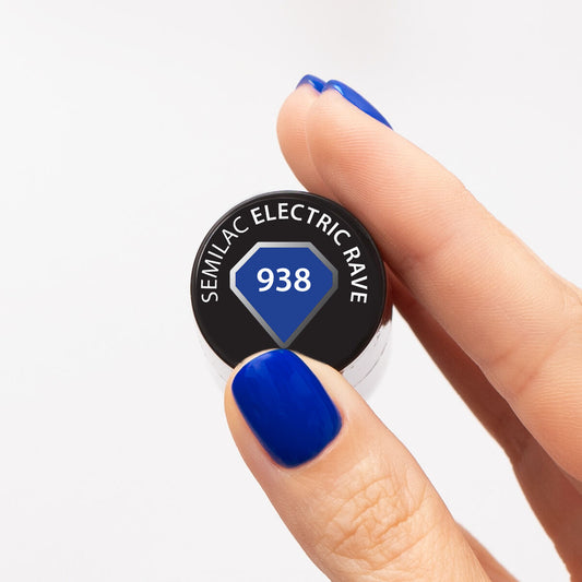 938 Electric Rave - Semilac Soak Off Gel / Hybrid Nail Polish