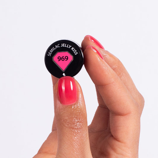 969 Jelly Kiss - Semilac Soak Off Gel / Hybrid Nail Polish - SEMILAC USA