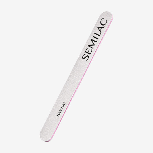 Semilac Nail File "STRAIGHT" 100/180 - SemilacUSA
