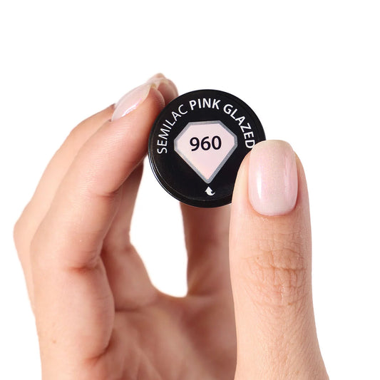 960 Pink Glazed - Semilac Soak Off Gel / Hybrid Nail Polish
