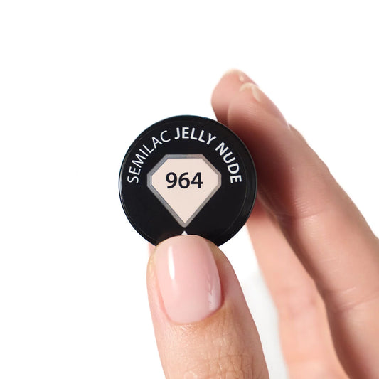 964 Jelly Nude - Semilac Soak Off Gel / Hybrid Nail Polish
