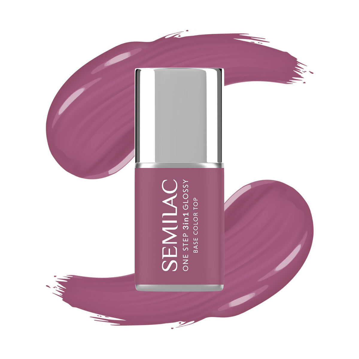 S205 Purple Beige - Semilac STEP ONE Hybrid 3IN1 Gel / Hybrid Nail Polish