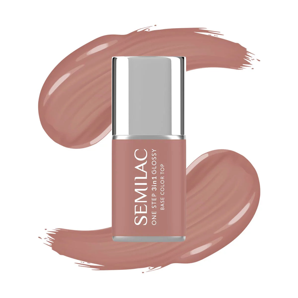 S235 Peach Beige - Semilac STEP ONE Hybrid 3IN1 Gel / Hybrid Nail Polish