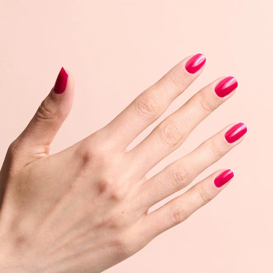 L17 EASY OFF Pink Coral - Semilac Soak Off Gel / Hybrid Nail Polish