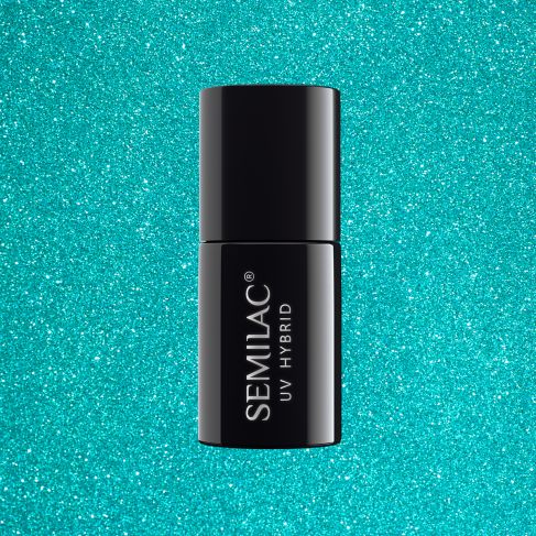 020 Green Glass - Semilac Soak Off Gel / Hybrid Nail Polish - "Ocean Dream" Collection - SemilacUSA