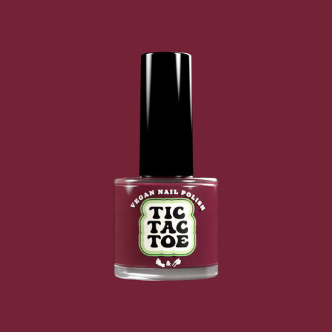 11 RED RED FINE Vegan Nail Polish "TIC TAC TOE" Collection 5ml