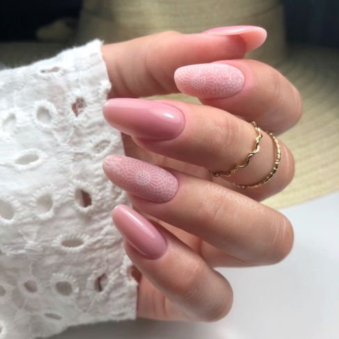 14 WHITE LACE Semilac Nail Transfer Foil - SemilacUSA