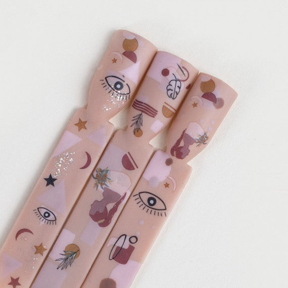 19 NUDE TONE Semilac Nail Stickers - SemilacUSA