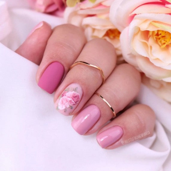 33 BLOOMING FLOWERS Semilac Nail Transfer Foil - SemilacUSA