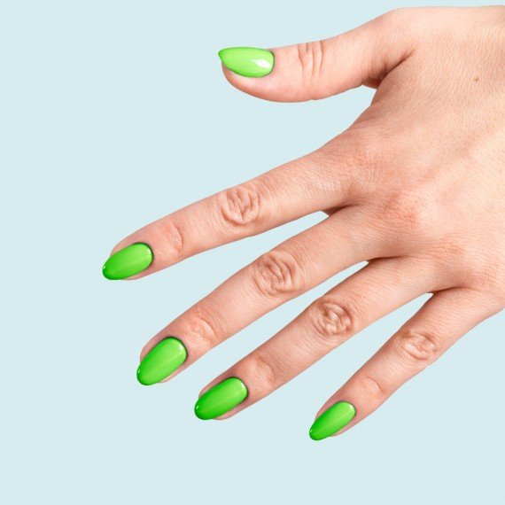 447 LOCO LIME - Semilac Hema Free Soak Off Gel / Hybrid Nail Polish - "NEONZ" Collection - SemilacUSA