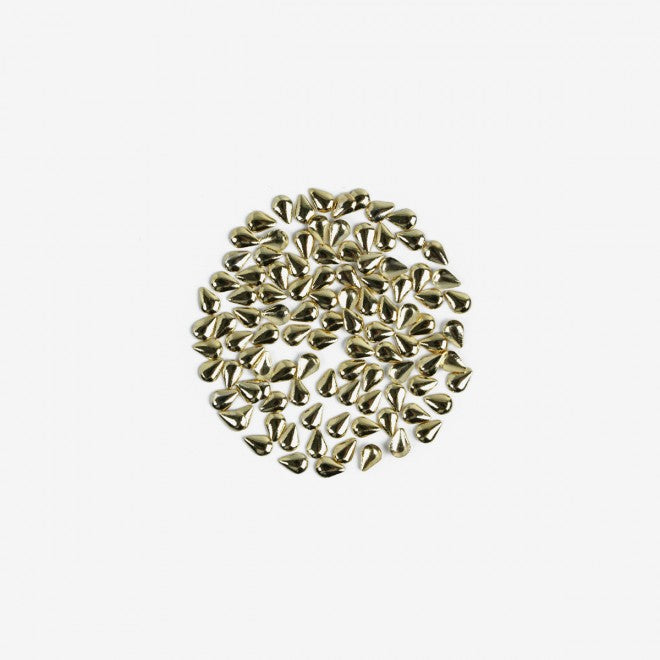 768 BIG GOLD TEARS Semilac Nail Art Decorations 100 pcs - SemilacUSA