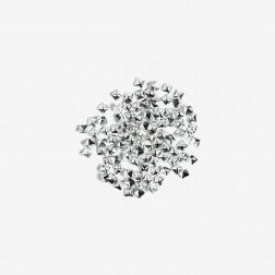 773 BIG SILVER SQUARES Semilac Nail Art Decorations 100 pcs - SemilacUSA