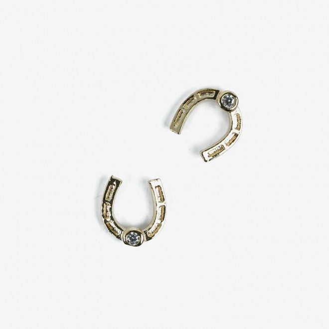 786 GOLD HORSESHOES Semilac Nail Art Decorations 2 pcs - SemilacUSA