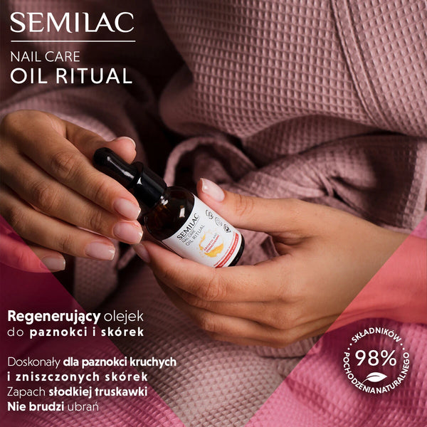 GROWTH AND STRENGTHENING - Semilac REGENERATING Nail And Cuticle Oil 11ml