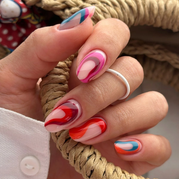 Colorful nails 2025 - trendy with Semilac UV Hybrid & Gel Nail Polish