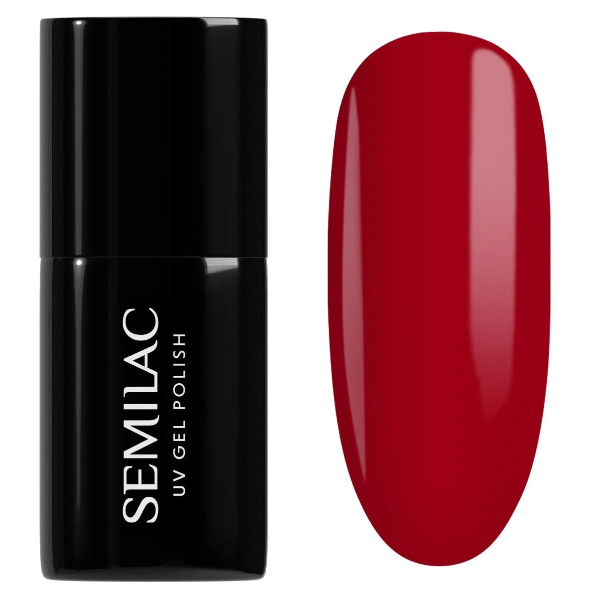 027 Intense Red - Semilac Soak Off Gel / Hybrid Nail Polish