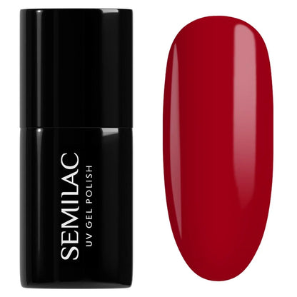 027 Intense Red - Semilac Soak Off Gel / Hybrid Nail Polish