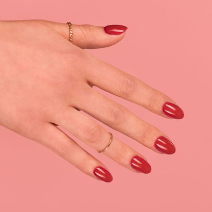 027 Intense Red - Semilac Soak Off Gel / Hybrid Nail Polish