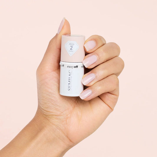 L02 Milky Pink - Semilac Soak Off Gel / Hybrid Nail Polish - SEMILAC USA