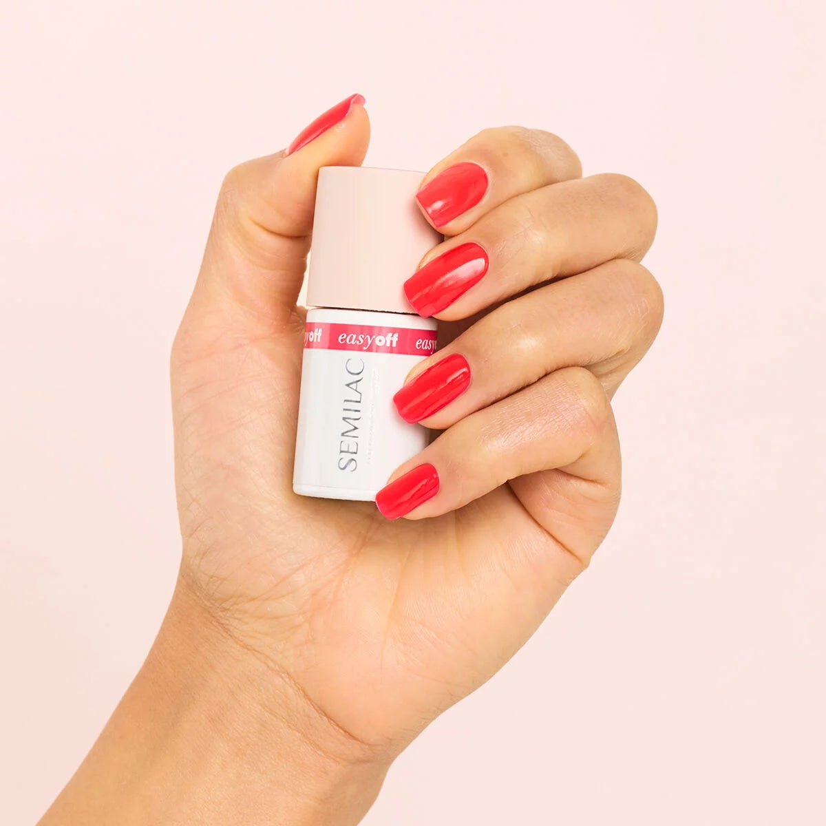 L25 Neon Pink - Semilac Soak Off Gel / Hybrid Nail Polish