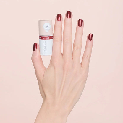 L22 Russet Red - Semilac Soak Off Gel / Hybrid Nail Polish