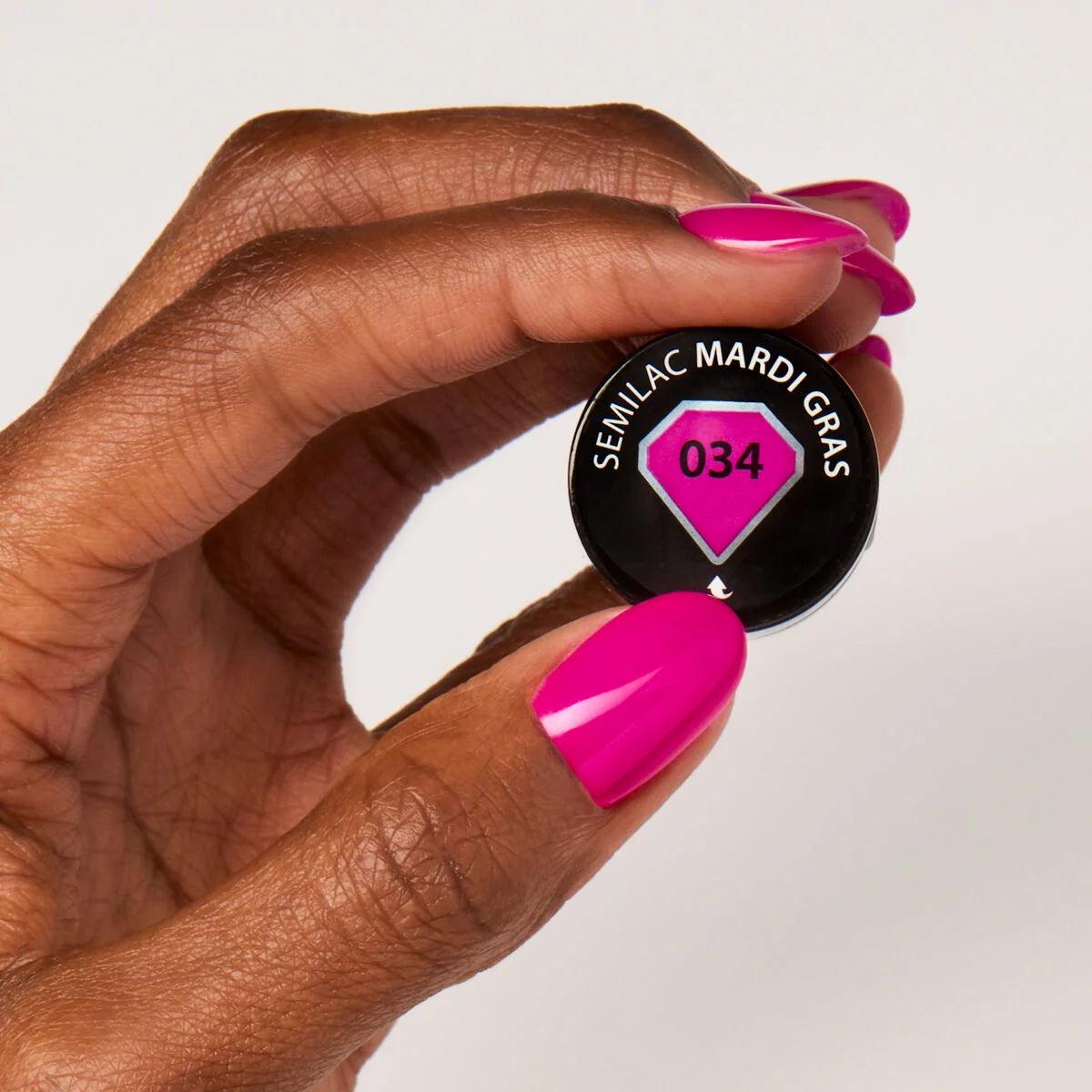 034 Mardi Gras - Semilac Soak Off Gel / Hybrid Nail Polish