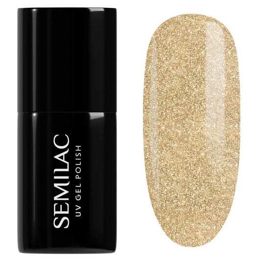 037 Gold Disco - Semilac Soak Off Gel / Hybrid Nail Polish - SEMILAC USA
