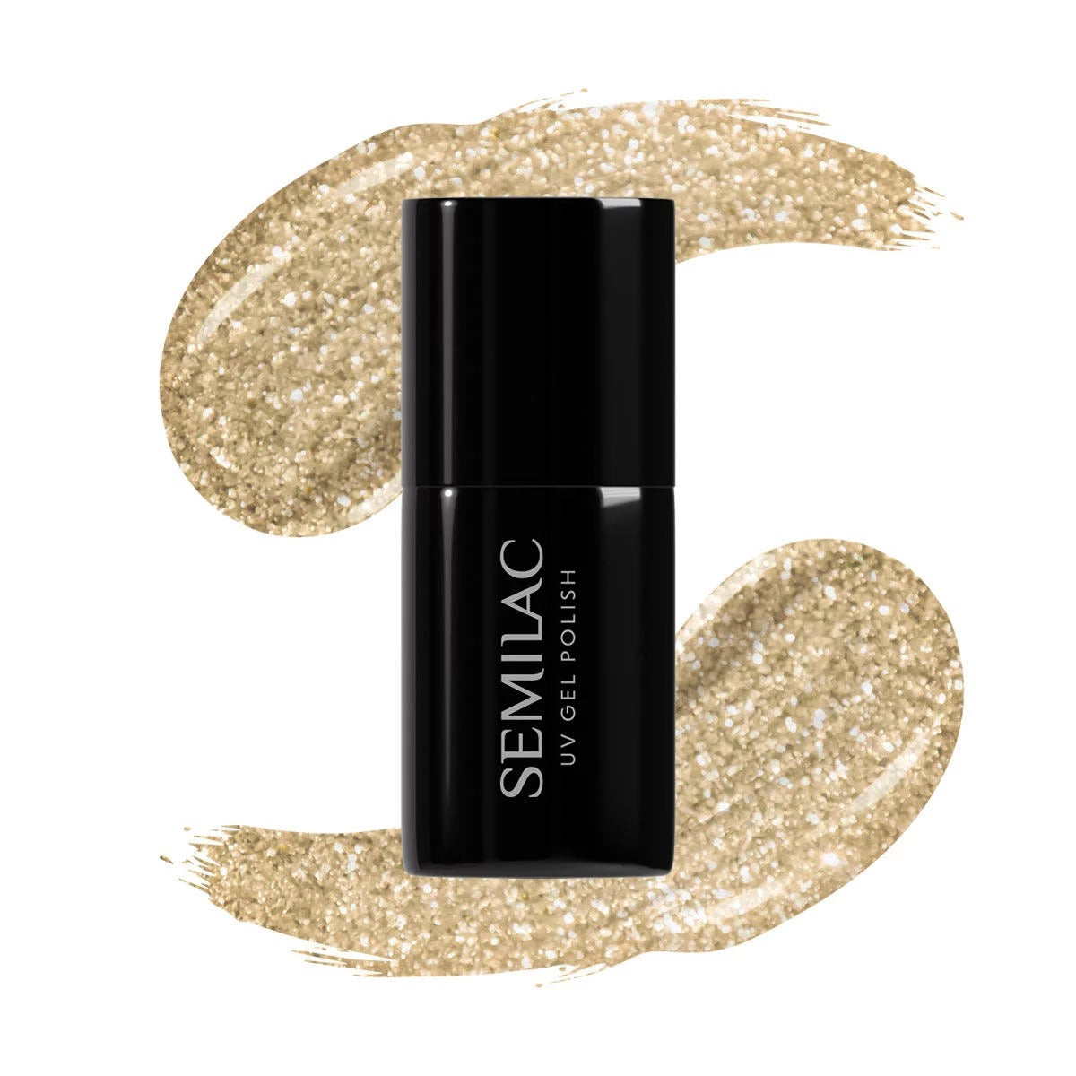 037 Gold Disco - Semilac Soak Off Gel / Hybrid Nail Polish