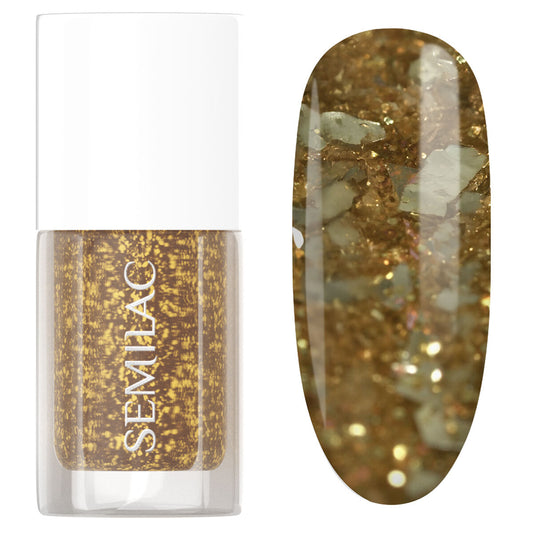 042 Flakes of Gold - Semilac Regular Nail Polish